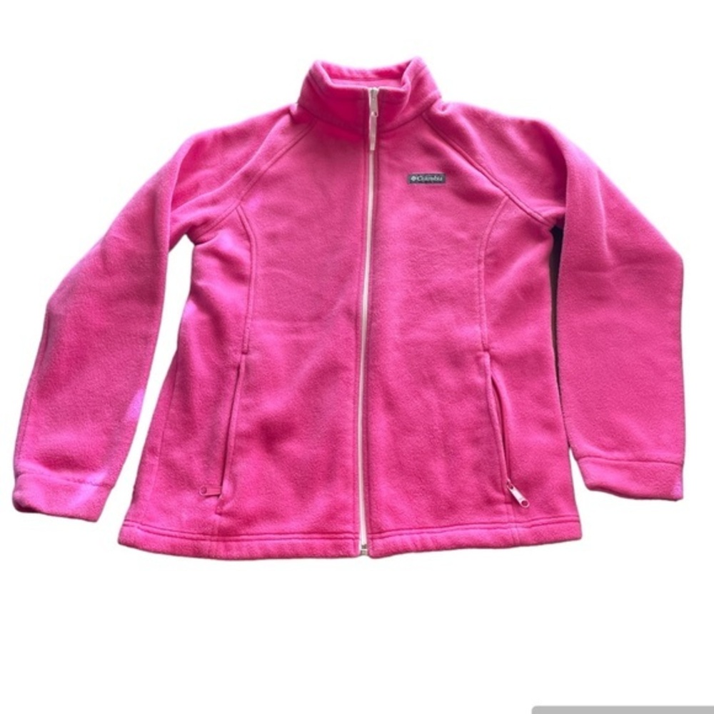 COLUMBIA Girls Fleece Zip Up Jacket - Size XL 18/20
